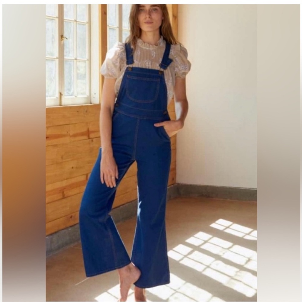 Christy Dawn Billy Overall in Cobalt Size 26